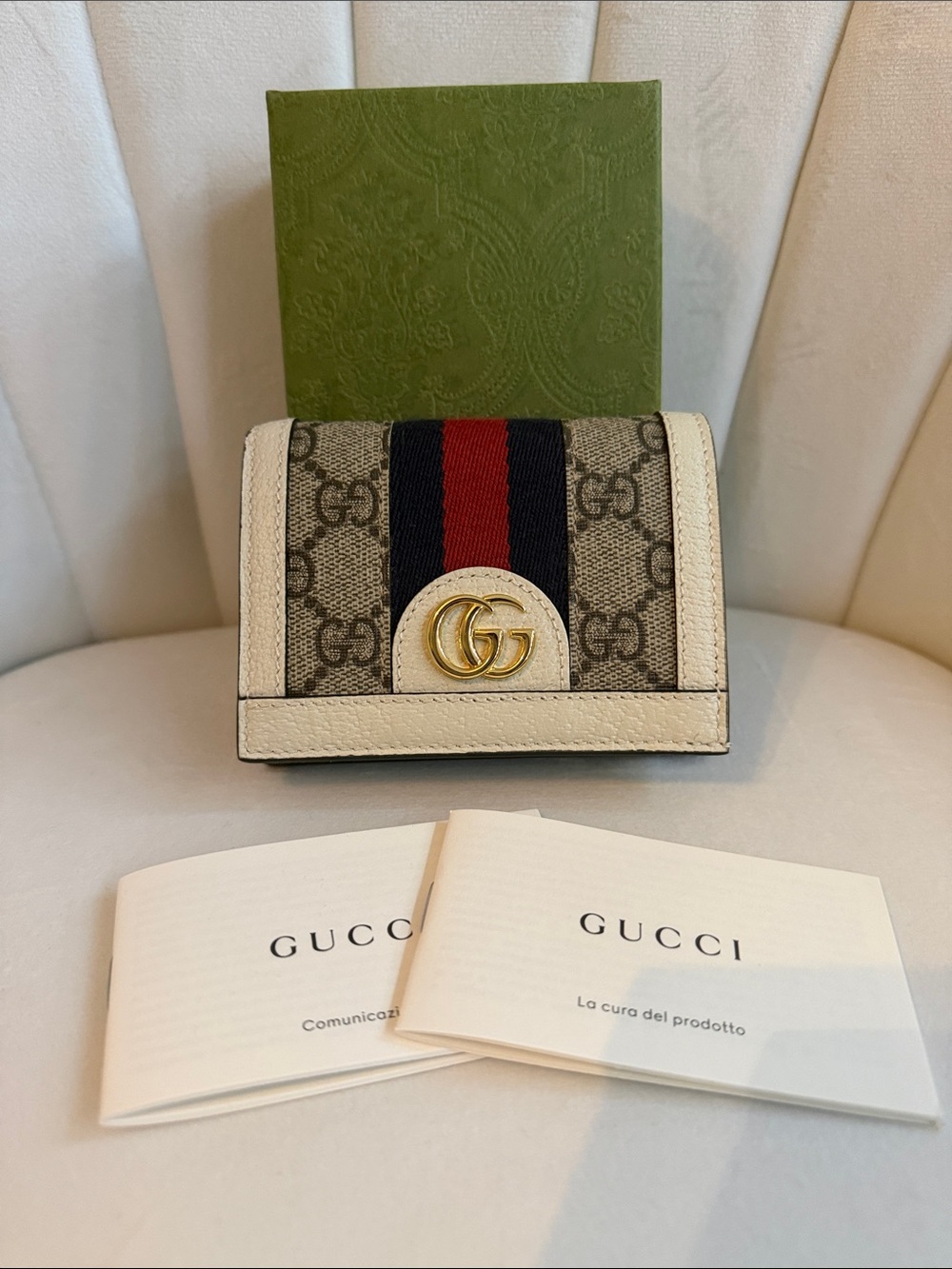 GUCCI | ✨NEW✨ Ophidia GG Card Case Wallet